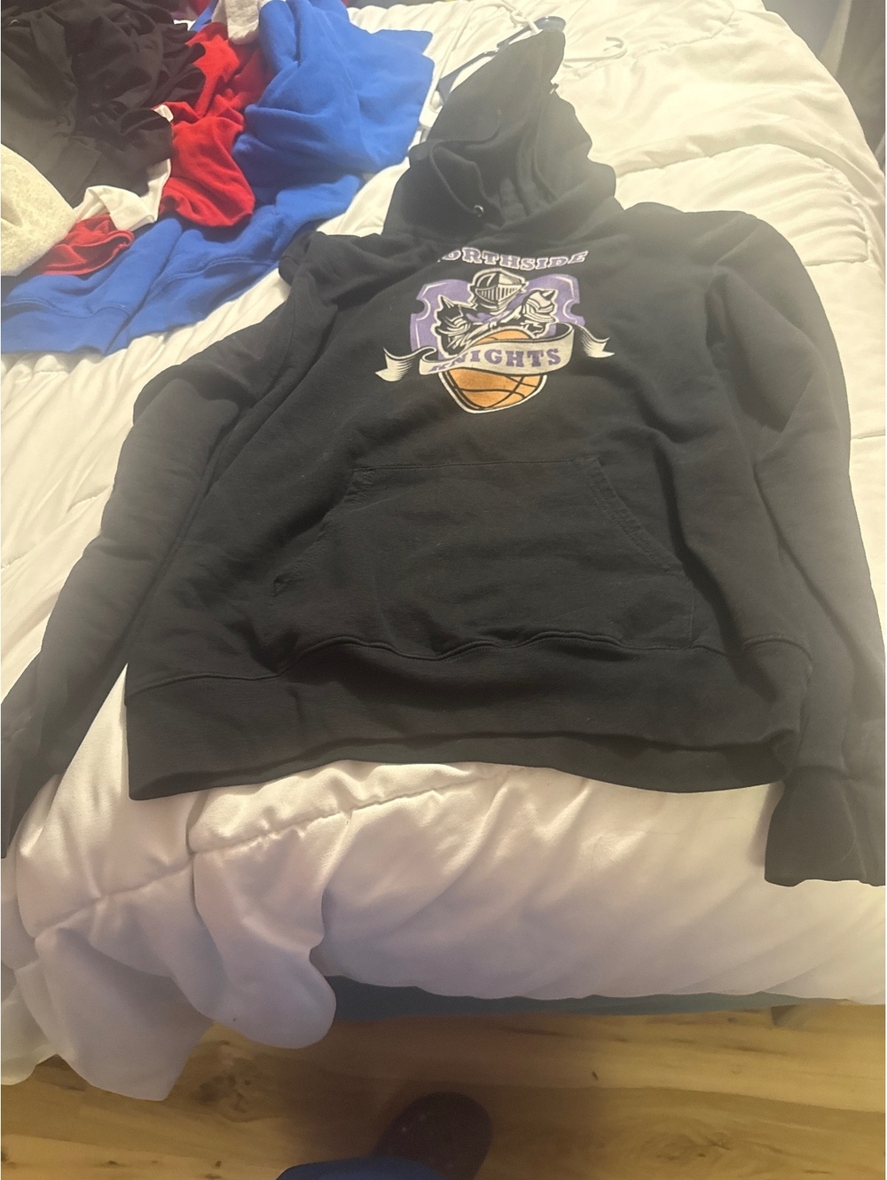 Authentic Northside Knights Black Hoodie Medium